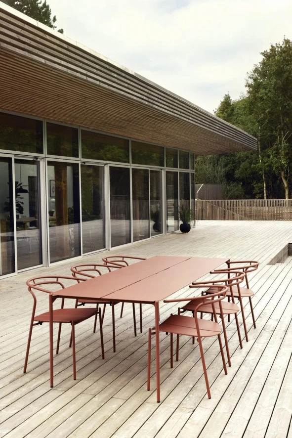 AYTM Novo Tuintafel 80x160 Taupe 8 AYTM Novo Tuintafel 80x160 Taupe - Afbeelding 6