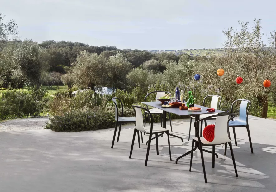 Vitra Belleville Armchair Stoel Diepzwart 13 Vitra Belleville Armchair Stoel Diepzwart - Afbeelding 11