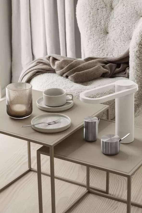 Blomus Hoop Tafellamp LED Oplaadbaar Warm Grey 5 Blomus Hoop Tafellamp LED Oplaadbaar Warm Grey - Afbeelding 3