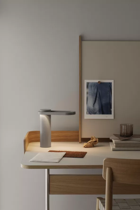 Blomus Hoop Tafellamp LED Oplaadbaar Warm Grey 7 Blomus Hoop Tafellamp LED Oplaadbaar Warm Grey - Afbeelding 5