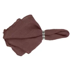 Broste Copenhagen Gracie Servet Aubergine