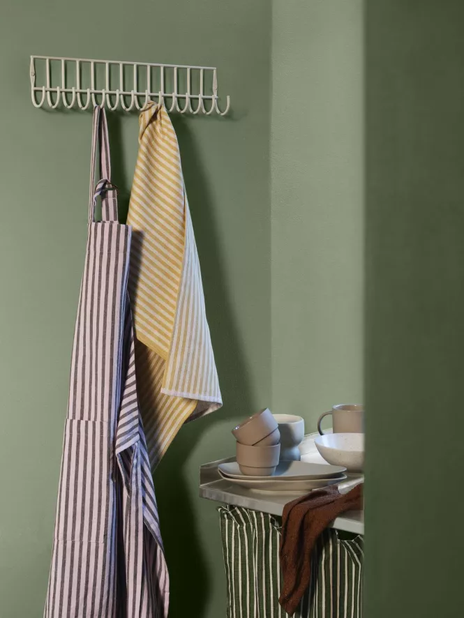 Broste Copenhagen Lamel Theedoek Set Van 2 Harvest Gold 5 Broste Copenhagen Lamel Theedoek Set Van 2 Harvest Gold - Afbeelding 3