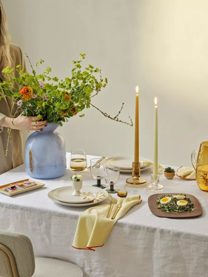 Broste Copenhagen Hammered Glazen 50cl Lichtbruin 9 Broste Copenhagen Hammered Glazen 50cl Lichtbruin - Afbeelding 7