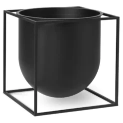 Audo Copenhagen Kubus 23 Plantenbak Zwart