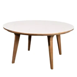 Cane-Line Aspect Tuintafel 144 Rond Tafelblad Keramiek Wit