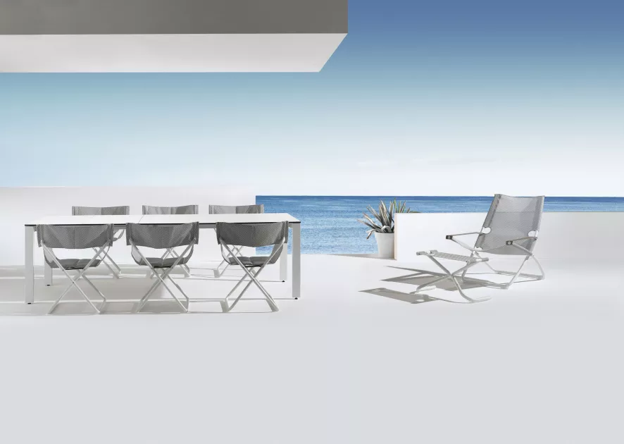 Emu Snooze Regisseur Tuinstoel Wit Raspberry 5 Emu Snooze Regisseur Tuinstoel Wit Raspberry - Afbeelding 3