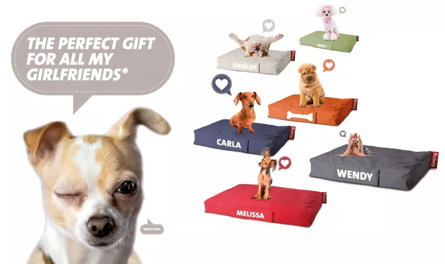 Fatboy Doggielounge Stonewashed Hondenkussen Small Blauw 5 Fatboy Doggielounge Stonewashed Hondenkussen Small Blauw - Afbeelding 3