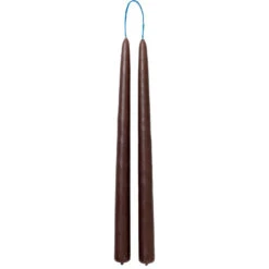 Ferm Living Dipped Kaars Set Van 8 Brown