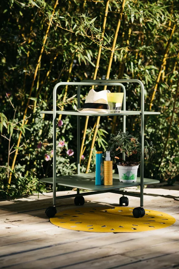 Fermob Alfred Trolley Willow Green 7 Fermob Alfred Trolley Willow Green - Afbeelding 5