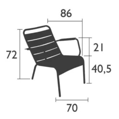 Fermob Luxembourg Low Fauteuil Met Armleuning Rosemary -Flos || EMU Winkel x886x886 fermob luxembourg fauteuil9.jpg.pagespeed.ic .s3GImRTENo