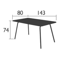 Fermob Luxembourg Tuintafel 143x80 Poppy -Flos || EMU Winkel x886x886 fermob luxembourg tuintafel 143x803.jpg.pagespeed.ic .LgmOSfZOvB