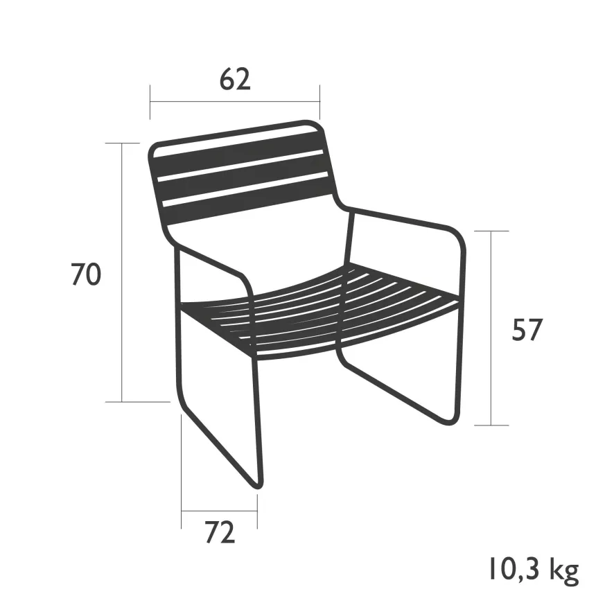 Fermob Surprising Teak Fauteuil Acapulco Blue 9 Fermob Surprising Teak Fauteuil Acapulco Blue - Afbeelding 7