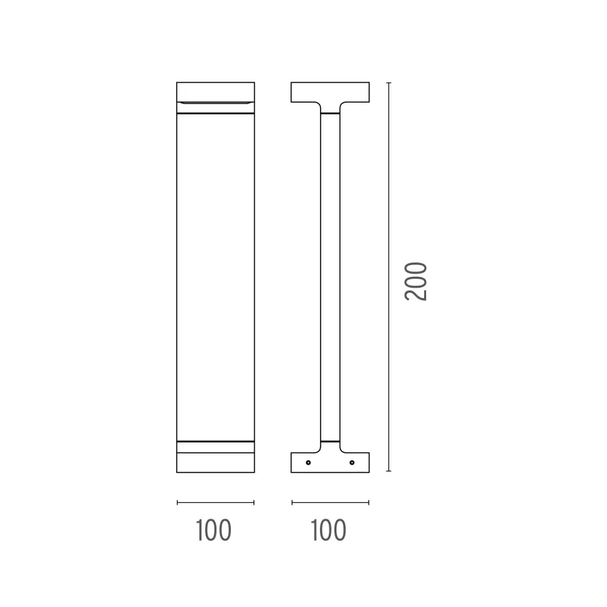 Flos Casting T 100x200 Sokkellamp LED 2700K Wit 4 Flos Casting T 100x200 Sokkellamp LED 2700K Wit - Afbeelding 2