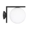 Flos IC Lights C/W1 Outdoor Wandlamp Zwart
