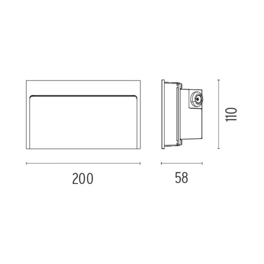 Flos My Way 200x110 Wandlamp LED 3000K Grijs 4 Flos My Way 200x110 Wandlamp LED 3000K Grijs - Afbeelding 2