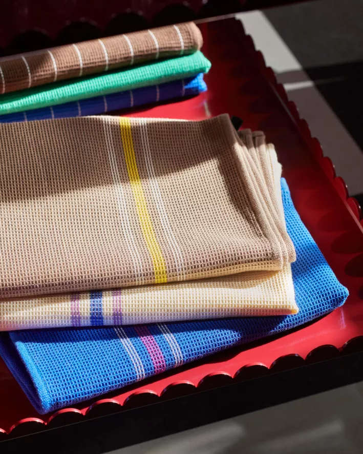 Hay Canteen Theedoek Blue And Fuchsia 13 Hay Canteen Theedoek Blue And Fuchsia - Afbeelding 11