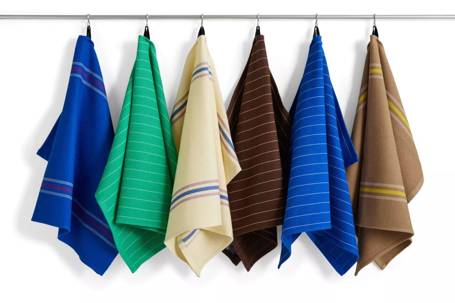 Hay Canteen Theedoek Chocolate Pinstripe 12 Hay Canteen Theedoek Chocolate Pinstripe - Afbeelding 10