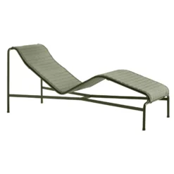 Hay Quilted Kussen Voor Palissade Chaise Longue Olive