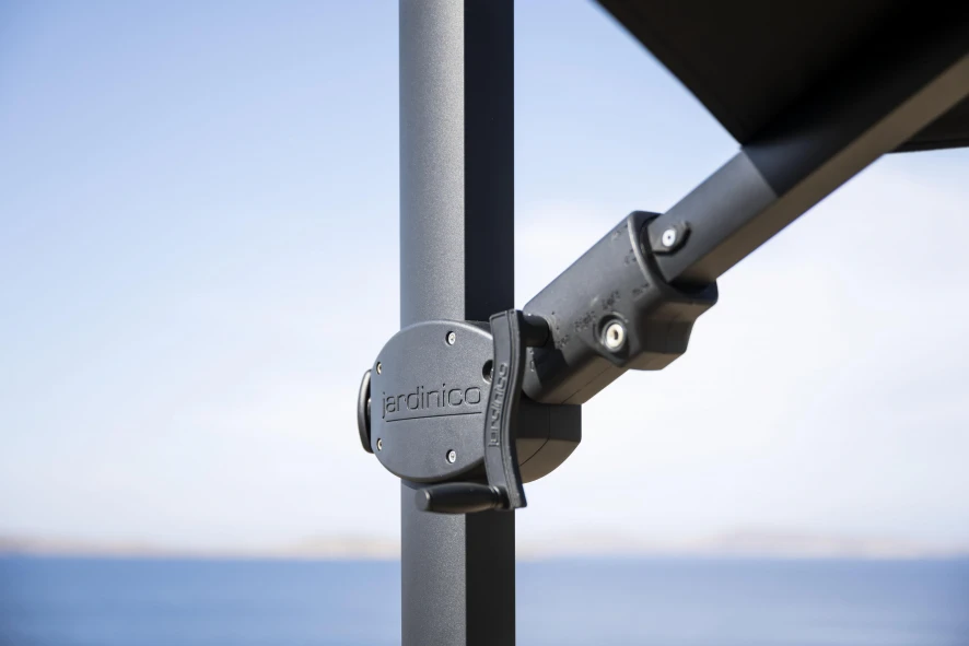 Jardinico Antego Parasol 300x300 Anthracite-natural 7 Jardinico Antego Parasol 300x300 Anthracite-natural - Afbeelding 5