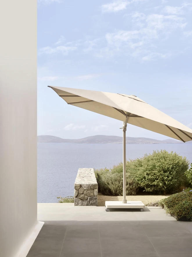 Jardinico Antego Parasol 300x300 Anthracite-natural 4 Jardinico Antego Parasol 300x300 Anthracite-natural - Afbeelding 2
