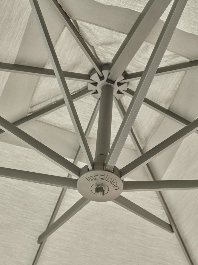 Jardinico Antego Parasol 300x300 Anthracite-natural 14 Jardinico Antego Parasol 300x300 Anthracite-natural - Afbeelding 12