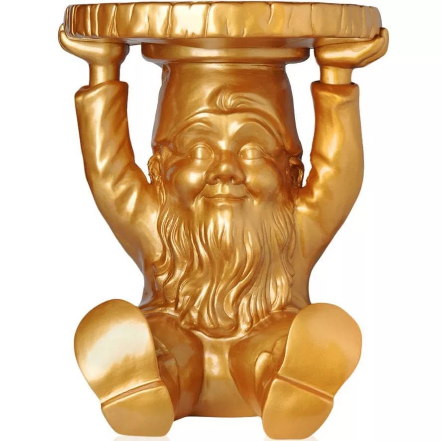 Kartell Attila Bijzettafel Verguld 3 Kartell Attila Bijzettafel Verguld