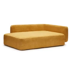 Kave Home Bowie Hondenmand 70x96 Mosterdgeel