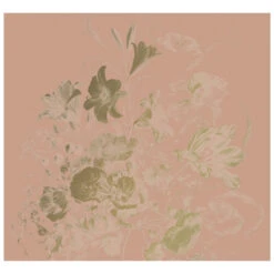 KEK Amsterdam Golden Age Flowers Behang Behang Gold Metallic Nude 6 Banen