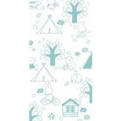 KEK Amsterdam Nijntje Outdoor Fun Behang Mint