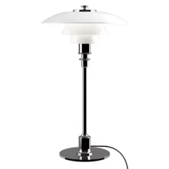 Louis Poulsen PH 2/1 Tafellamp Hoogglans Verchroomd