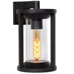 Lucide Cadix Wandlamp Buiten IP65 Zwart