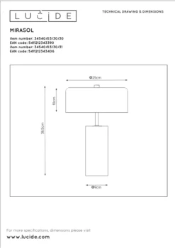 Lucide Mirasol Tafellamp Wit -Flos || EMU Winkel x886x886 lucide mirasol tafellamp10.jpg.pagespeed.ic .Juh3jVVc2w