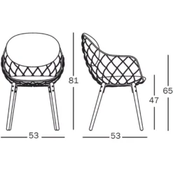 Magis Piña Armchair Tuinstoel Met Rugkussen Bruin -Flos || EMU Winkel x886x886 magis pina armchair stoel met rugkussen afmetingen.jpg.pagespeed.ic .KVnXMFT9RI