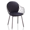 Magis Piña Armchair Tuinstoel Met Rugkussen Bruin