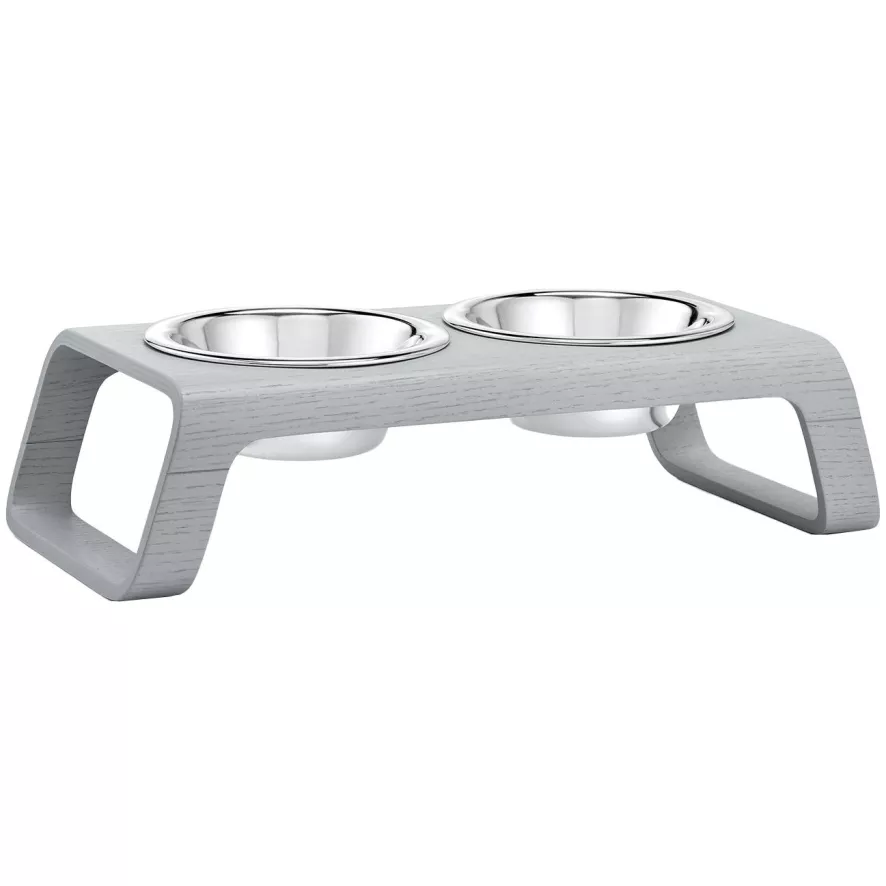 MiaCara Desco Hondenvoerbak Small Aluminium Wit 6 MiaCara Desco Hondenvoerbak Small Aluminium Wit - Afbeelding 4