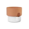 Northern Oasis Plantenbak Small Ø15 Wit/terracotta