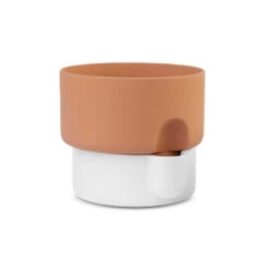 Northern Oasis Plantenbak Small Ø15 Wit/terracotta