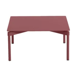 Petite Friture Fromme Salontafel 70x70 Brown Red