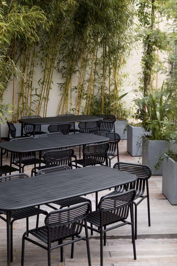 Petite Friture Week-end Tuinstoel Zwart 6 Petite Friture Week-end Tuinstoel Zwart - Afbeelding 4