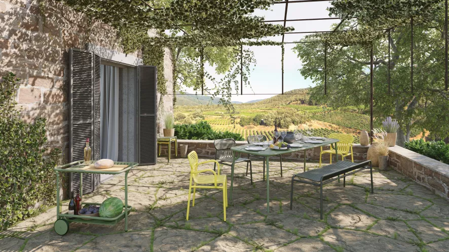 Petite Friture Week-end Tuinstoel Zwart 7 Petite Friture Week-end Tuinstoel Zwart - Afbeelding 5