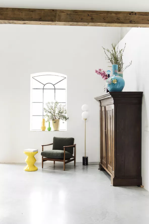 POLSPOTTEN Roman Vazen Set Van 3 Bruin 4 POLSPOTTEN Roman Vazen Set Van 3 Bruin - Afbeelding 2