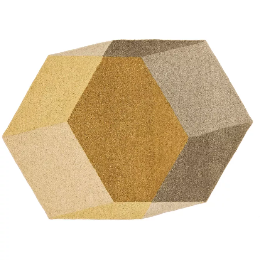 Puik Iso Vloerkleed 142x200 Geel 3 Puik Iso Vloerkleed 142x200 Geel