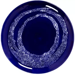 Serax Feast By Ottolenghi Dinerbord Ø26.5 Blue Dots White