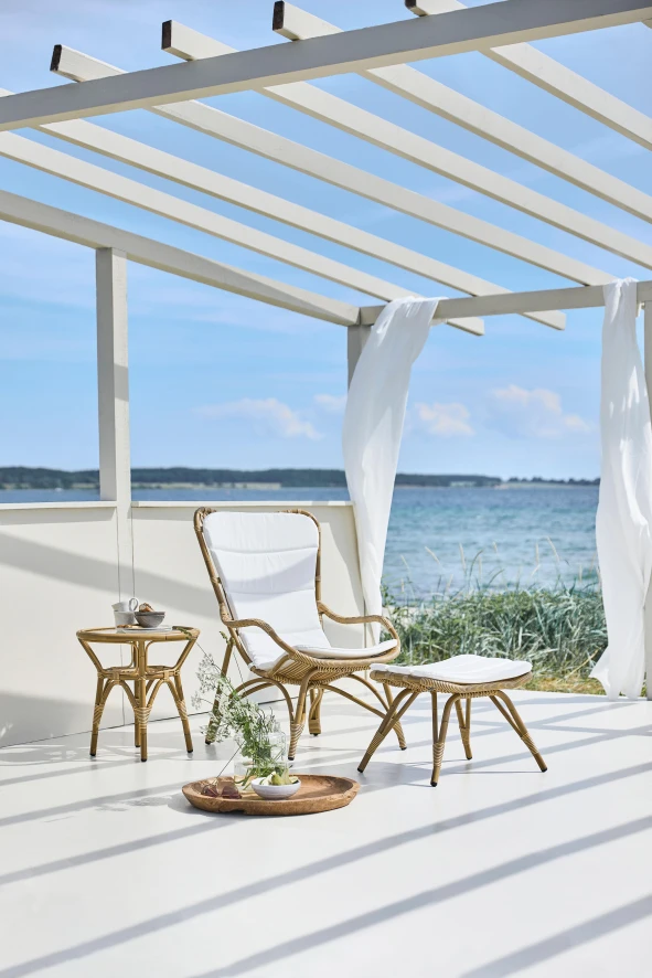 Sika Design Zitkussen Voor Monet Outdoor Voetenbank Tempotest White 4 Sika Design Zitkussen Voor Monet Outdoor Voetenbank Tempotest White - Afbeelding 2