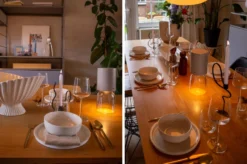 Ferm Living Fountain Centrepiece Schaal -Flos || EMU Winkel x886x886 tafel dekken in scandinavische stijl 2.jpg.pagespeed.ic .XEXKansTwV