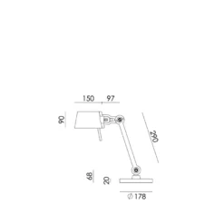 Tonone Bolt 1 Arm Bureaulamp Small Thunder Blue -Flos || EMU Winkel x886x886 tonone bolt 1 arm bureaulamp small16.jpg.pagespeed.ic . Bg42hOyn1