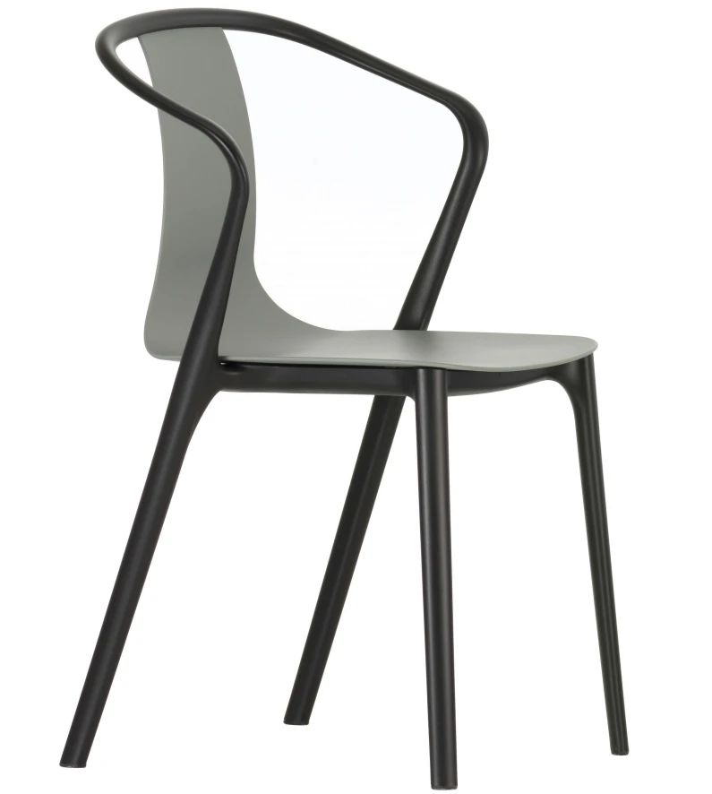 Vitra Belleville Armchair Stoel Diepzwart 4 Vitra Belleville Armchair Stoel Diepzwart - Afbeelding 2