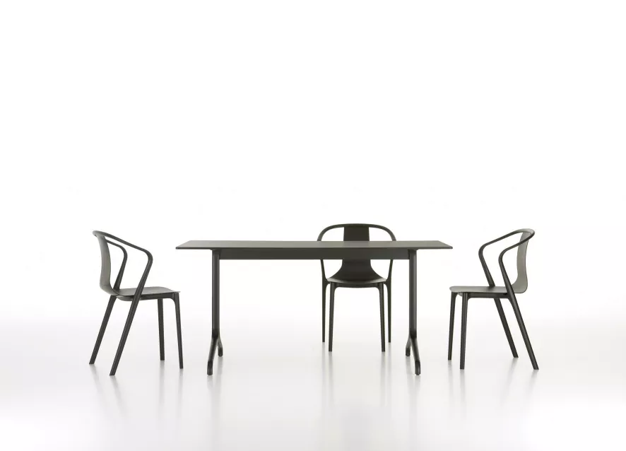 Vitra Belleville Armchair Stoel Diepzwart 6 Vitra Belleville Armchair Stoel Diepzwart - Afbeelding 4