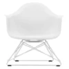 Vitra Eames LAR Loungestoel Wit Onderstel, Wit
