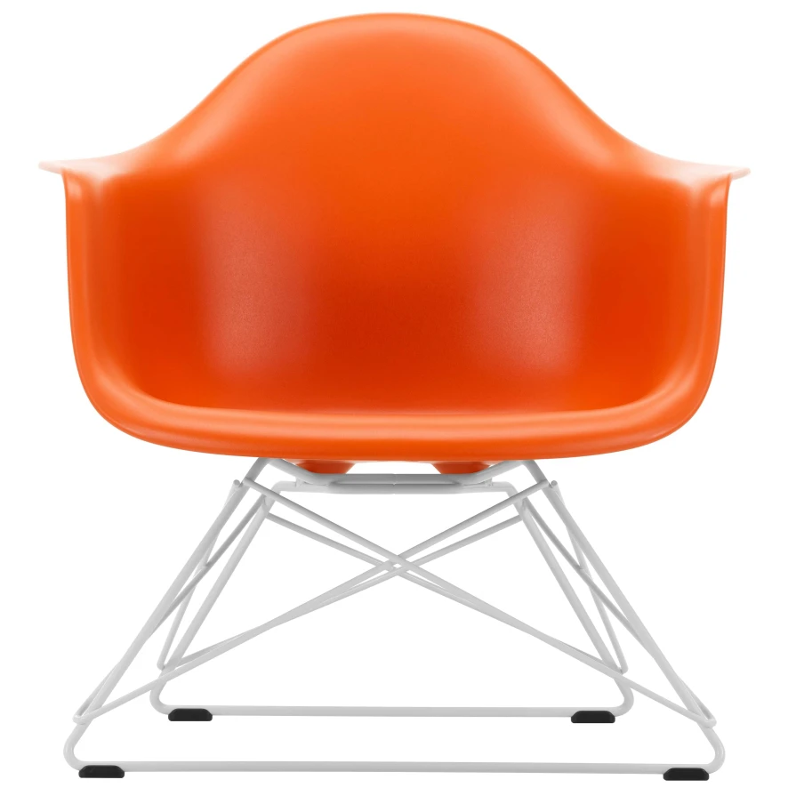 Vitra Eames LAR Loungestoel Wit Onderstel, Wit 4 Vitra Eames LAR Loungestoel Wit Onderstel, Wit - Afbeelding 2